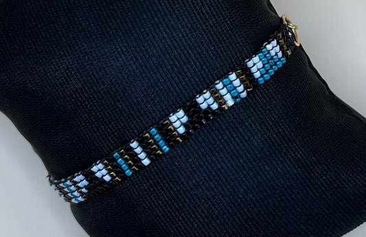 Miyuki Mavili Bileklik - El Yapımı