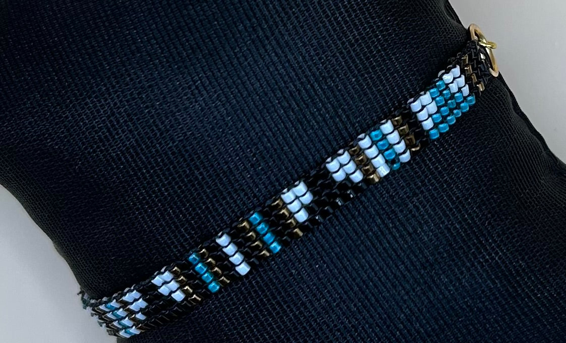 Miyuki Mavili Bileklik - El Yapımı